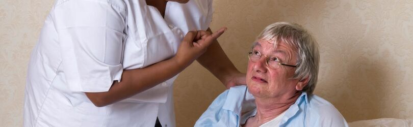 nursing home resident being abused by staff